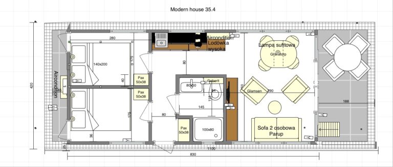 Modern House 35 Przekroj 002